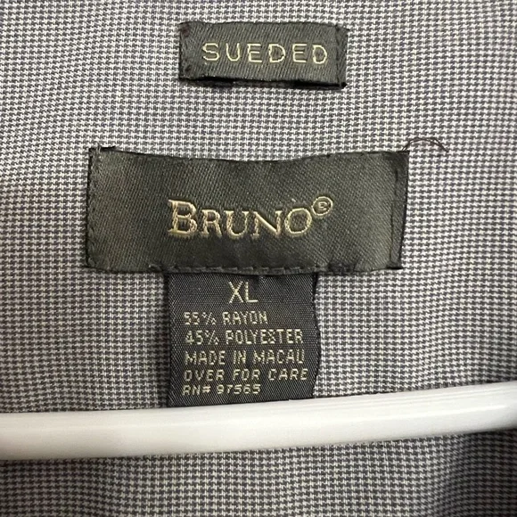Bruno sueded‎ short sleeve, button-down size XL - Picture 3 of 4